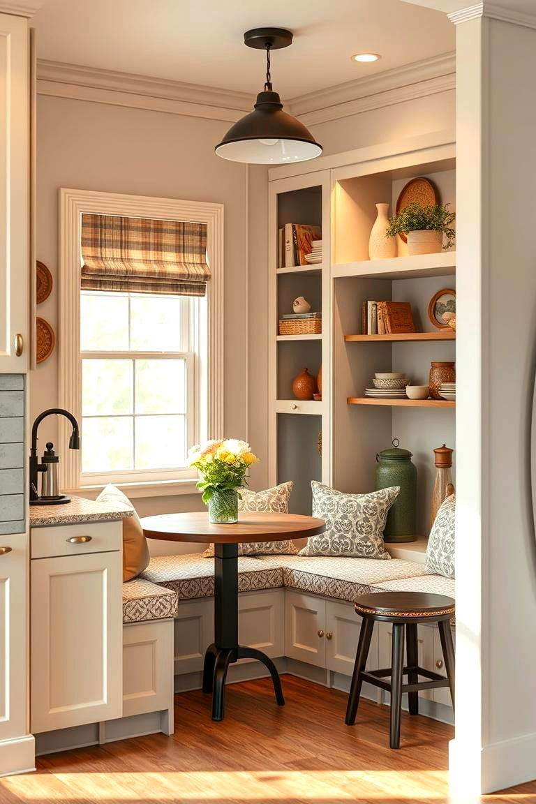 Cozy Snack Nook - 24 Kitchen Corner Ideas