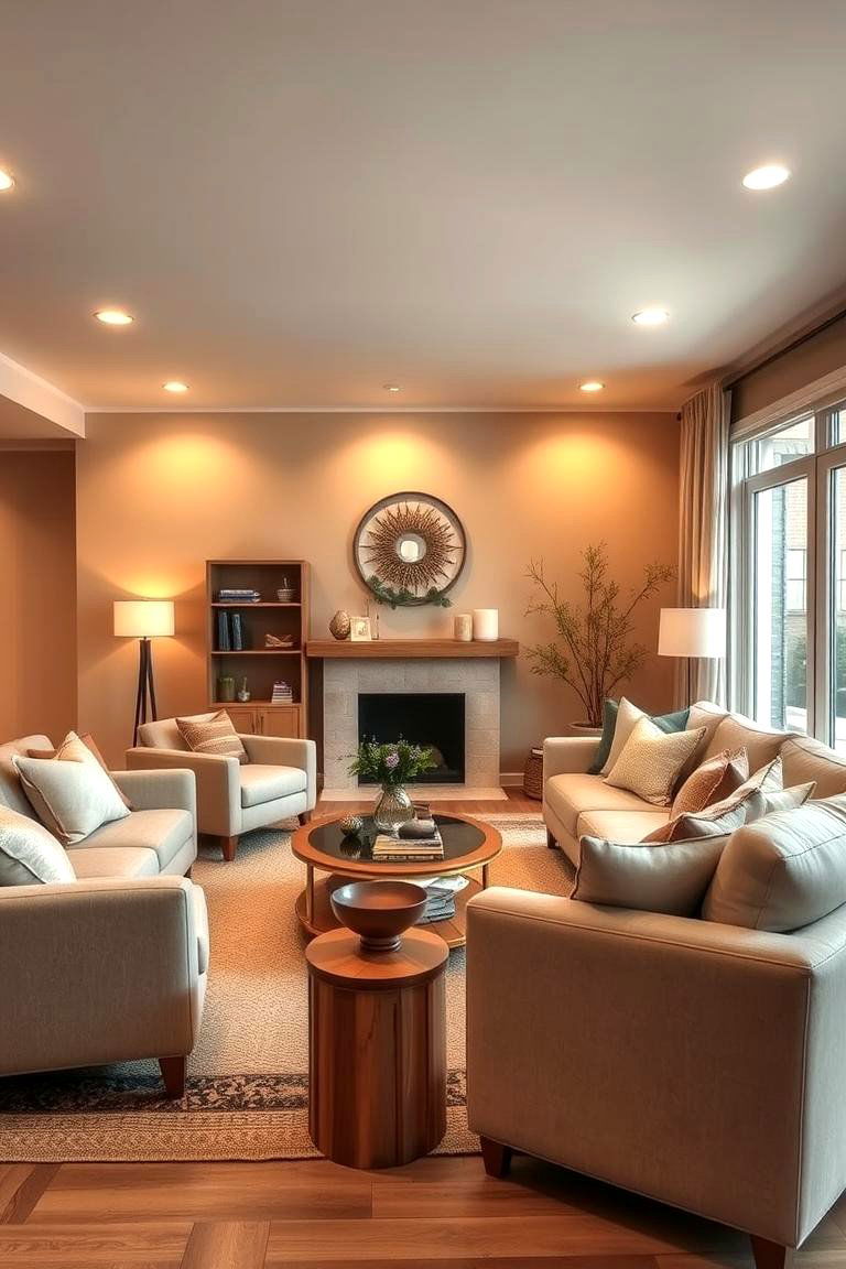 Cozy Tan Neutrals - 24 Tan Living Room Ideas