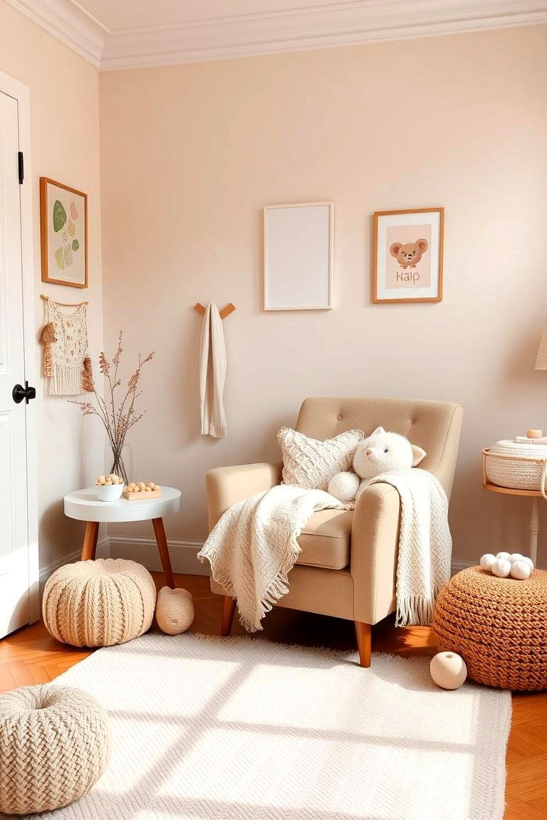Cozy Warmth in Cream - 24 Nursery Color Ideas