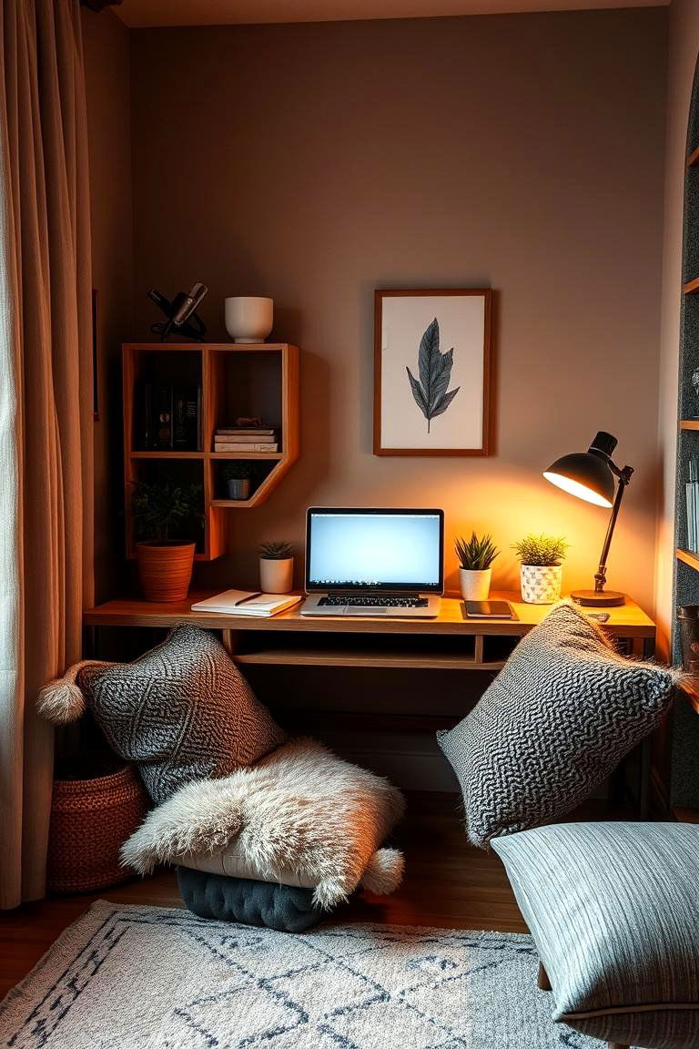 Cozy Workspace Corner - 24 Desk Decor Ideas