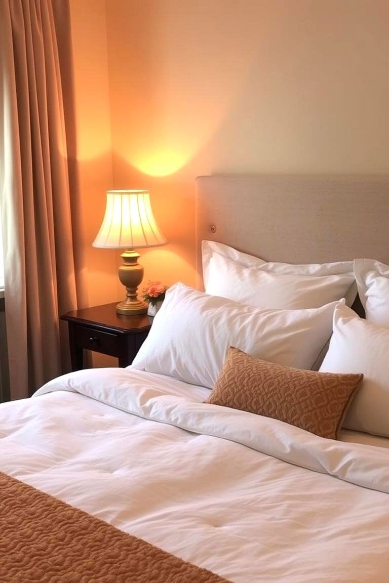 Cozy and Inviting with Soft Lighting - 24 guest room ideas