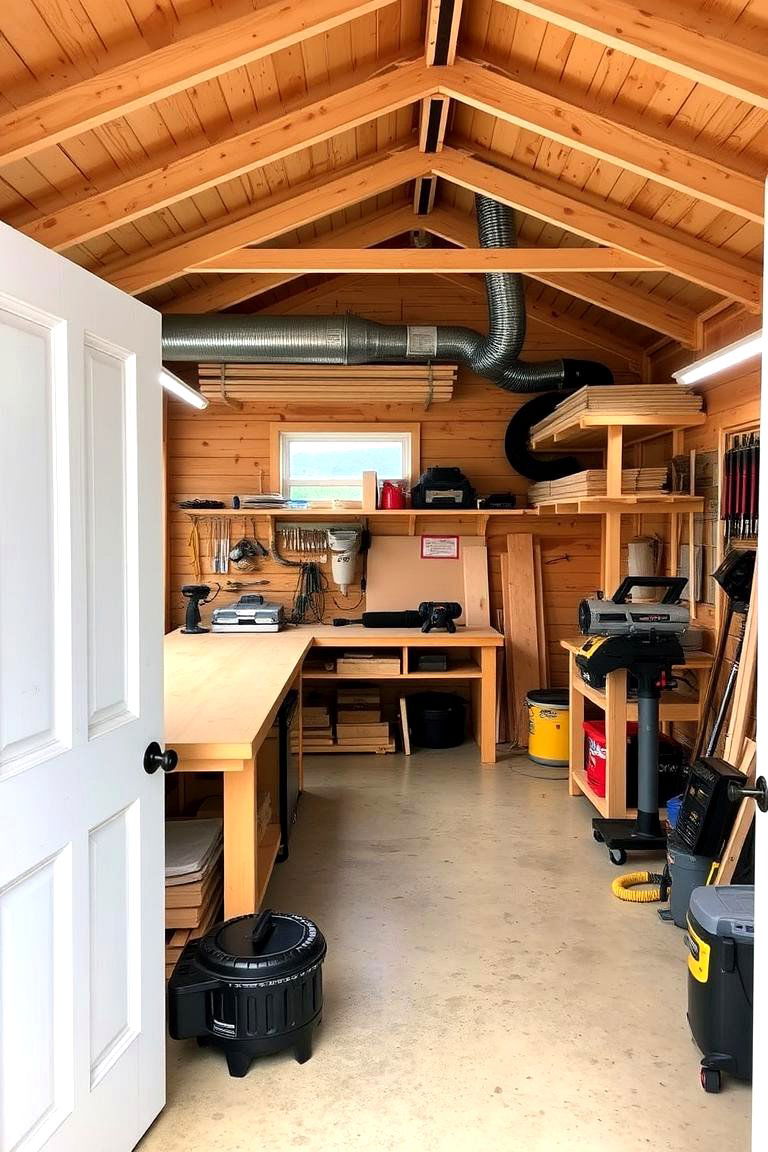 Craft Masterpieces in a Dedicated Woodworking Studio - 24 Garden Shed Ideas