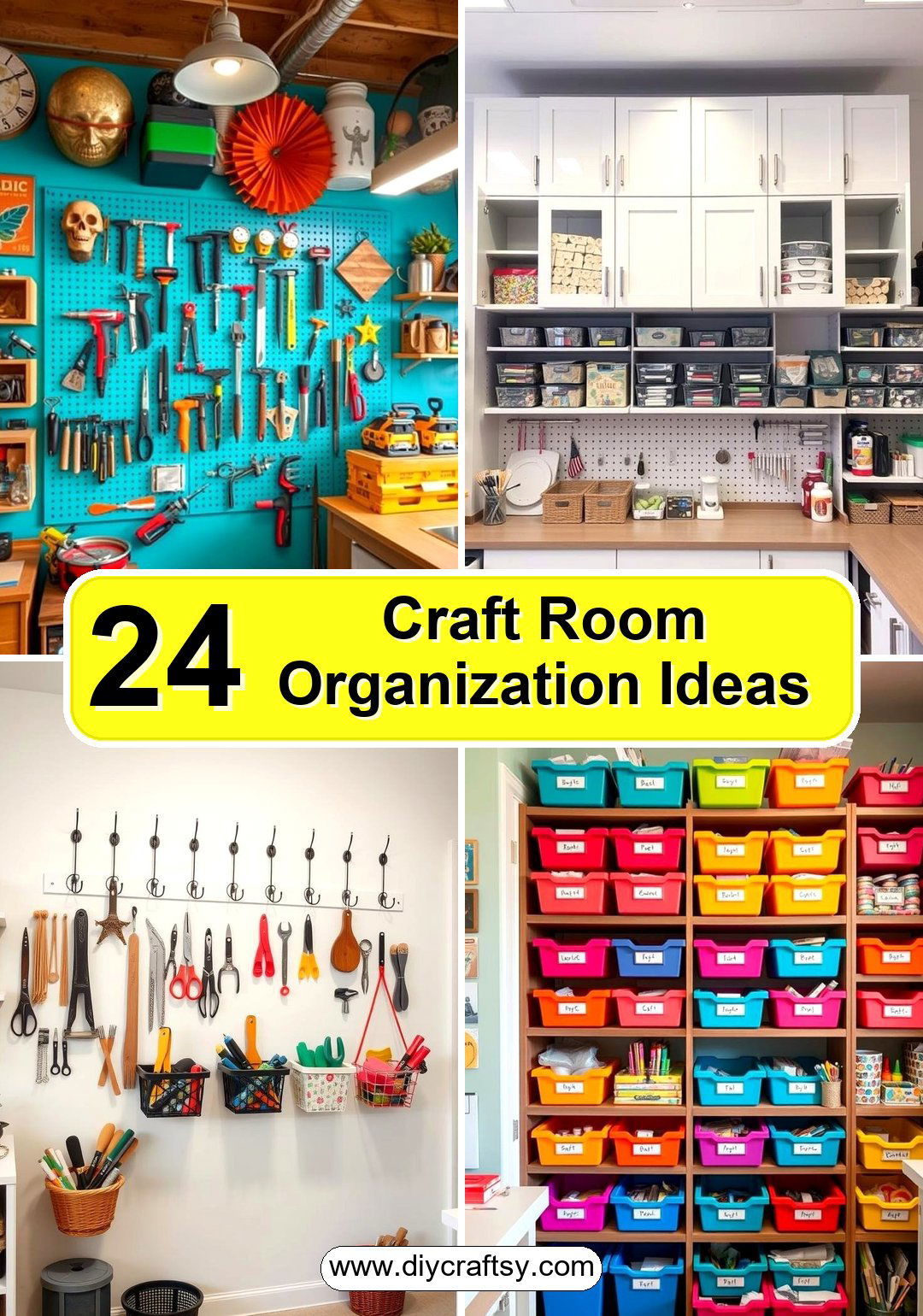 Craft Room Organization Ideas