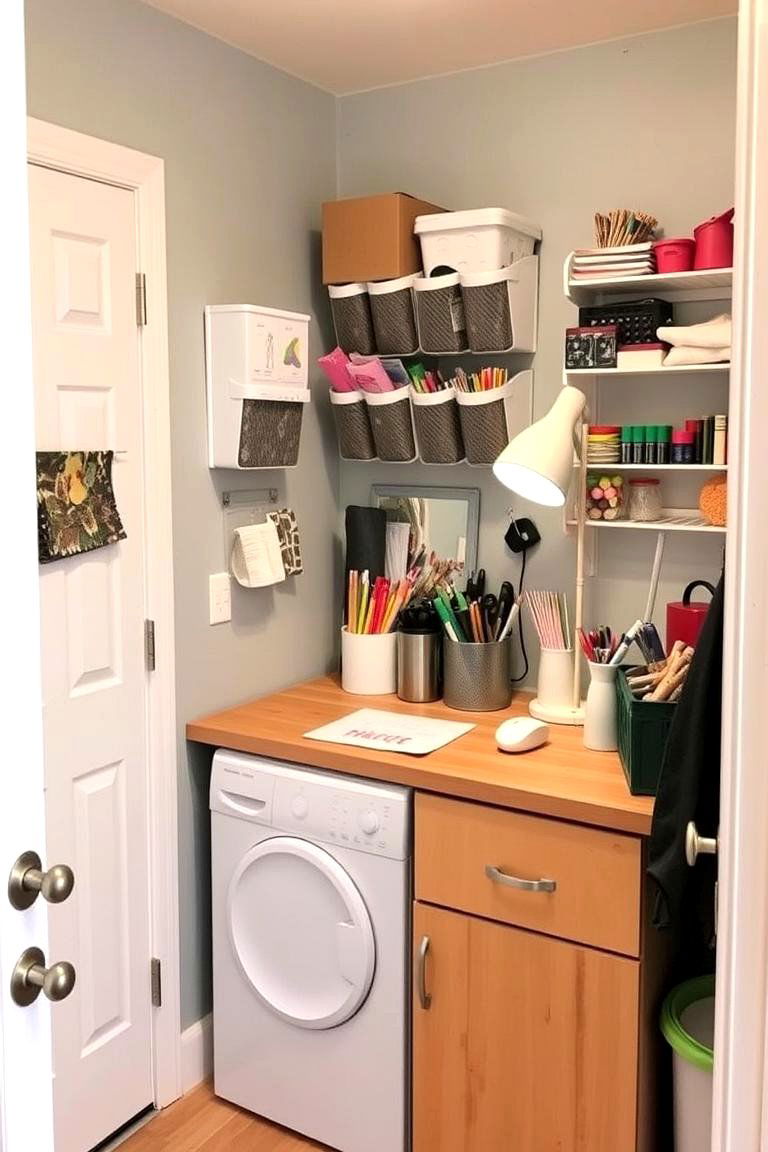 Craft and Hobby Nook - 24 Utility Room Ideas