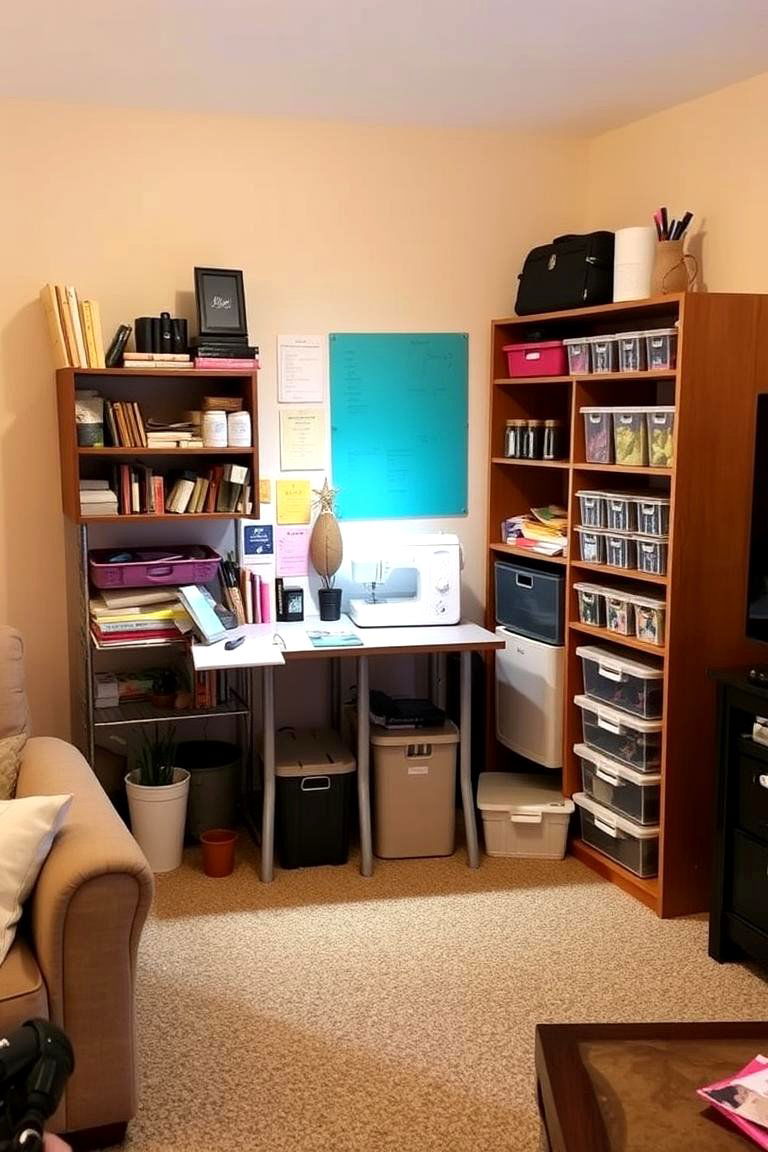 Crafting and Hobby Nook - 24 Living Room Nook Ideas