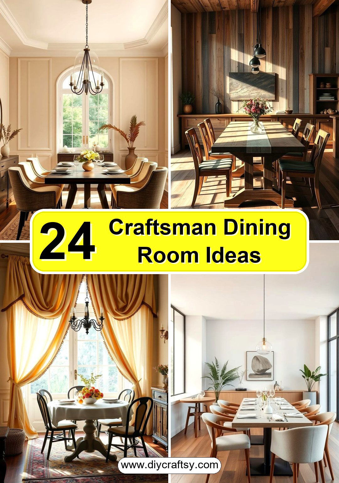 Craftsman Dining Room Ideas
