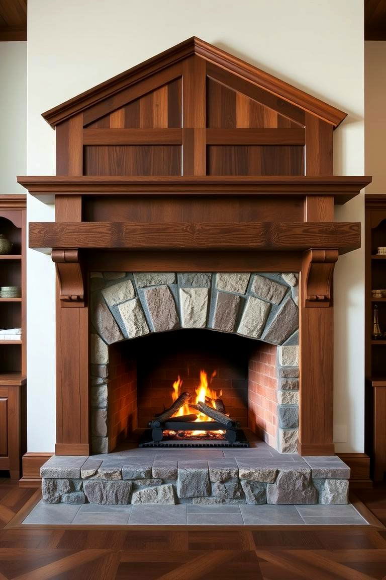 Craftsman Heritage - 24 Traditional Fireplaces