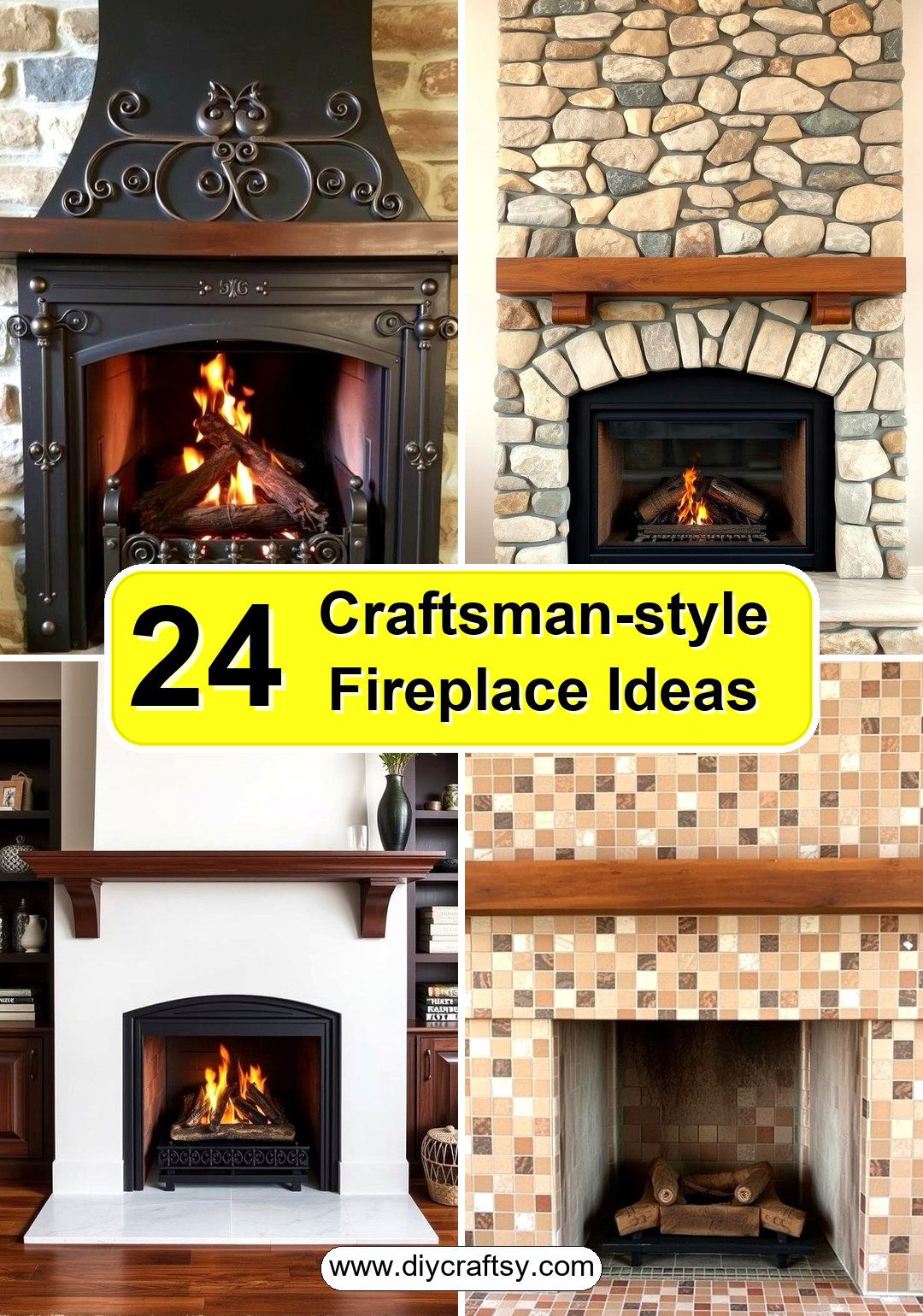 Craftsman-style Fireplace Ideas