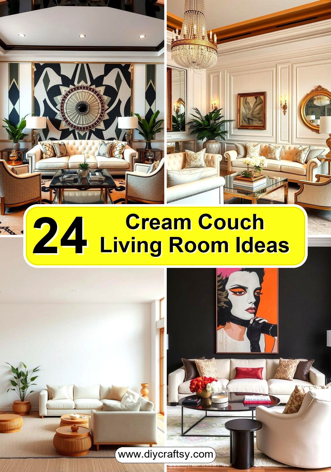 Cream Couch Living Room Ideas