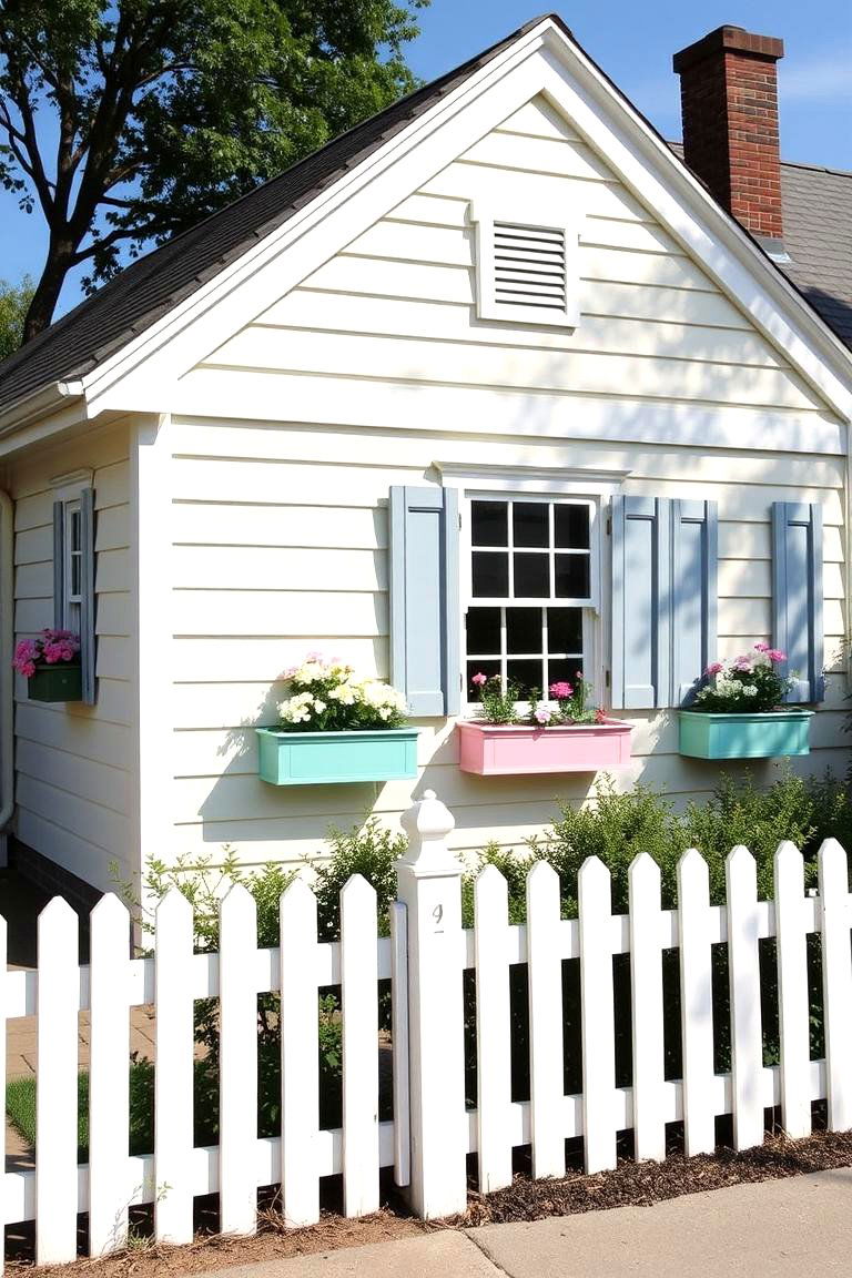 Cream Siding - 24 House Siding Colors