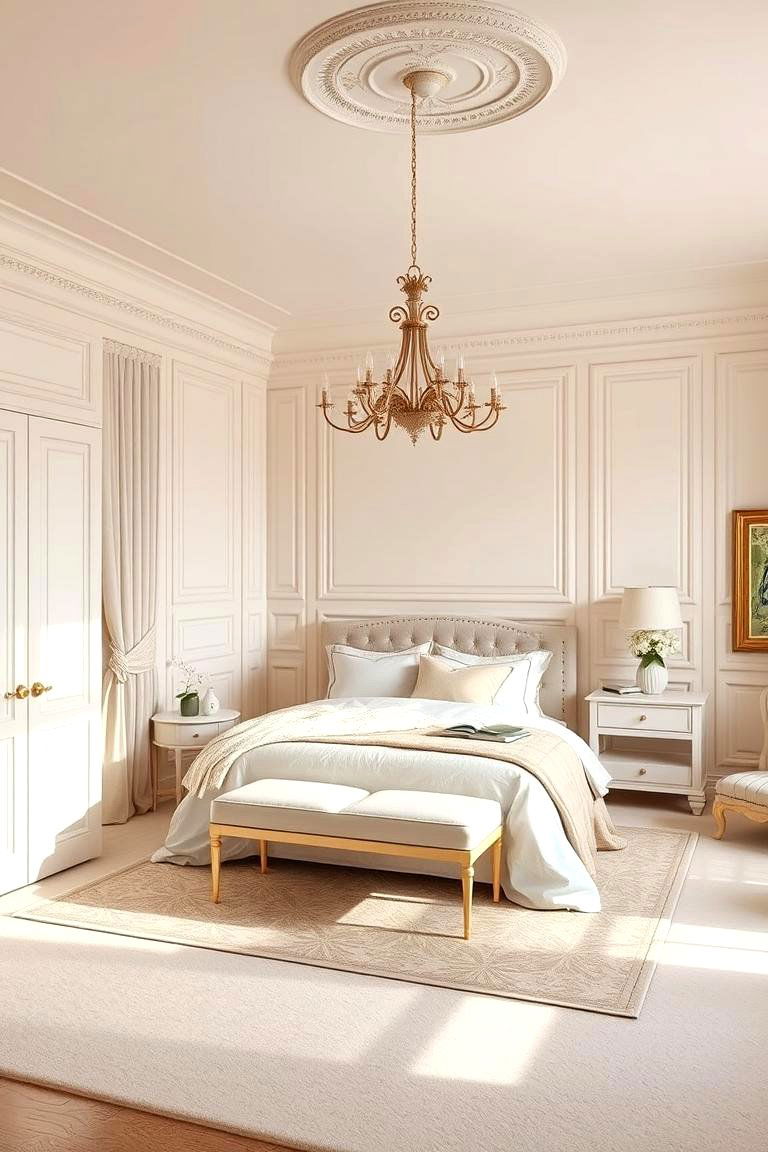 Creamy Pastel Elegance - 24 Pastel Bedroom Ideas