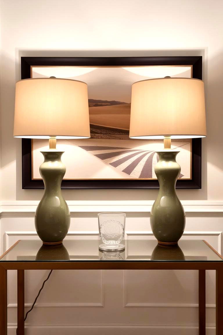 Create Symmetry with Matching Decor Items - 24 Entry Table Decor Ideas