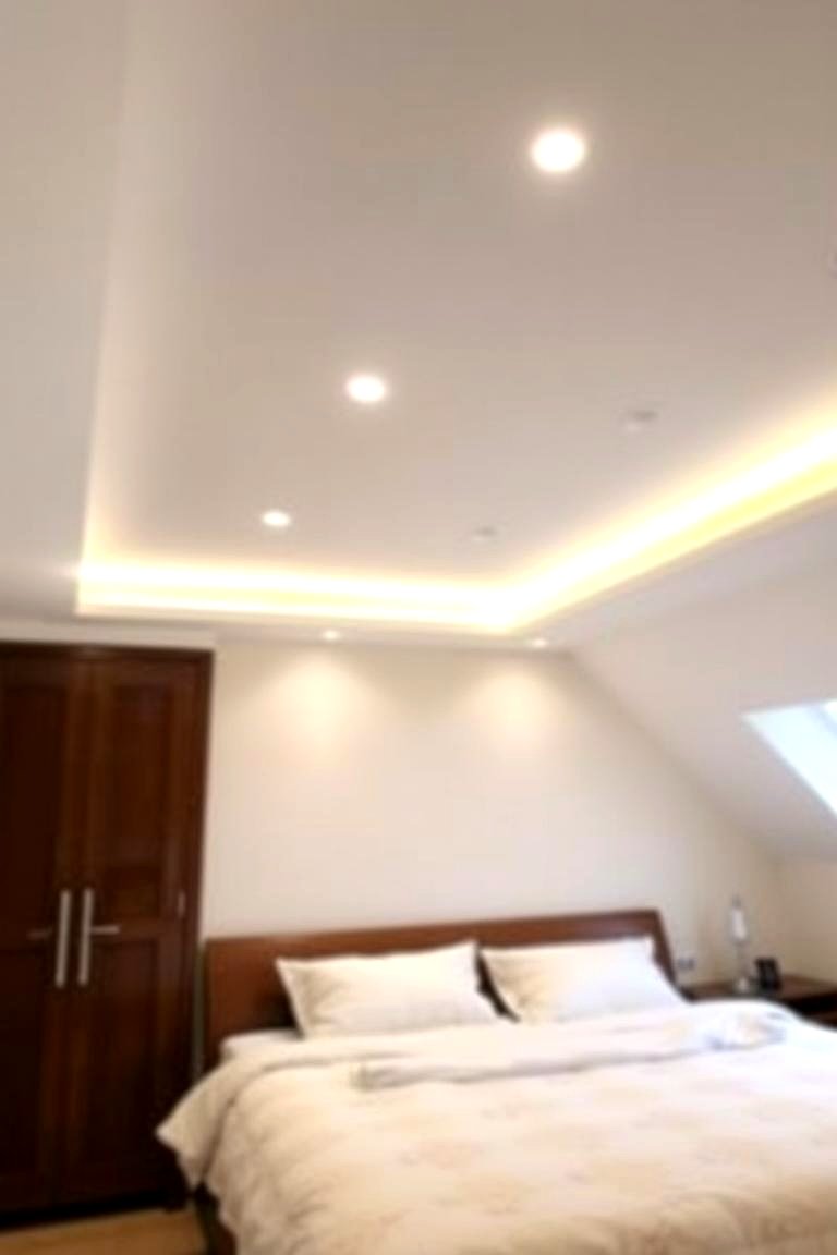 Create Zones Within the Room - 24 Low Sloped Ceiling Bedroom Ideas