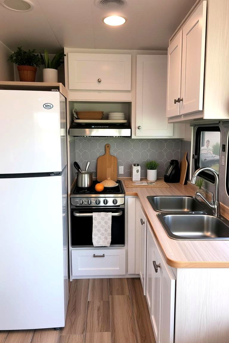 Create Zones for Efficiency - 24 Mobile Home Kitchen Ideas