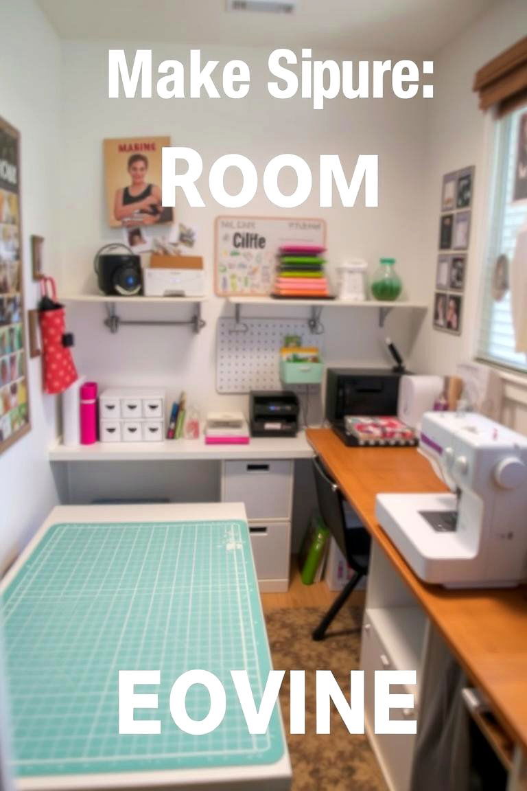 Create Zones within the Room - 24 Small Craft Room Ideas