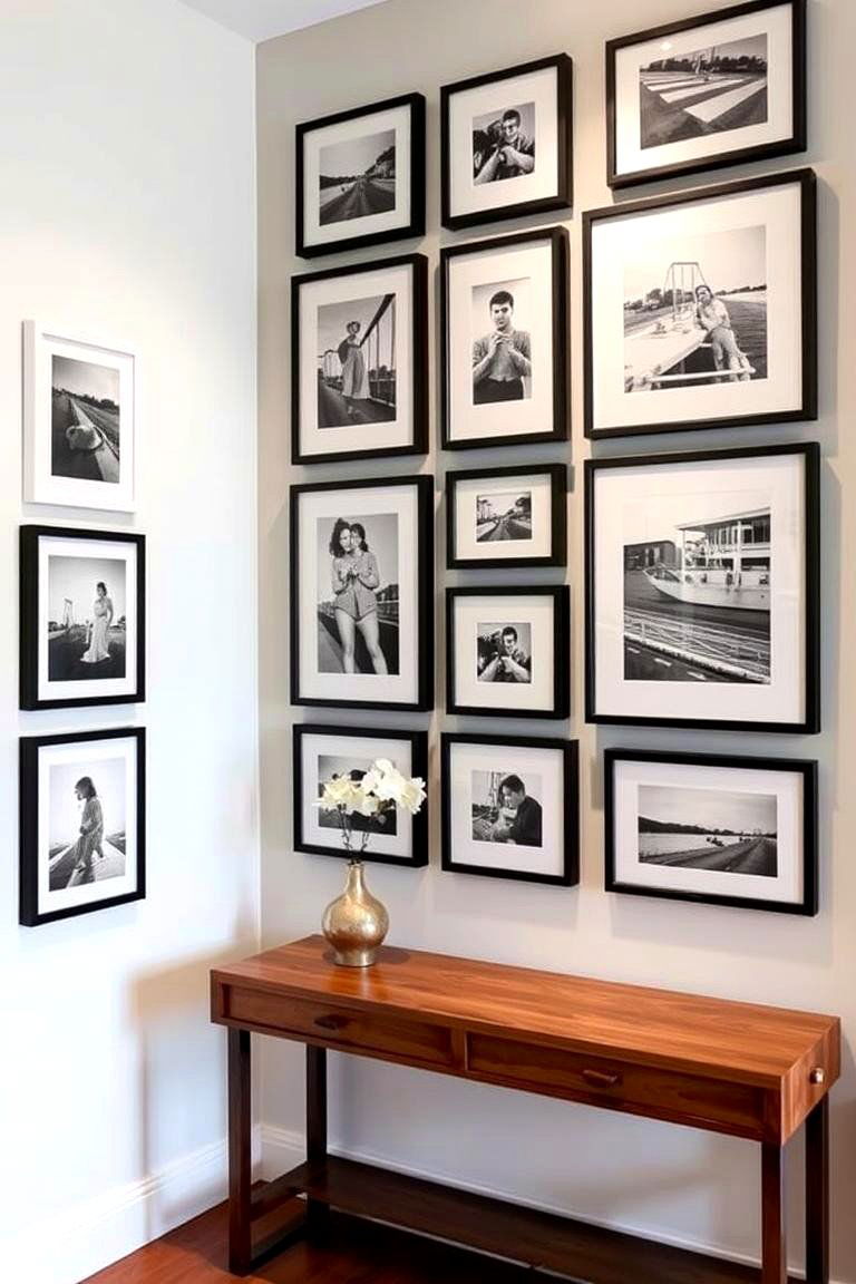 Create a Captivating Gallery Wall - 24 Hallway Decor Ideas