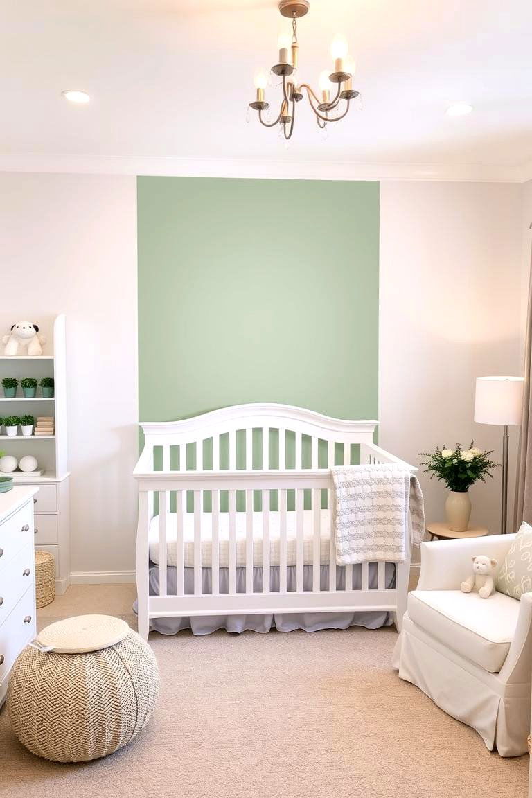 Create a Captivating Sage Green Accent Wall - 24 Sage Green Nursery Ideas