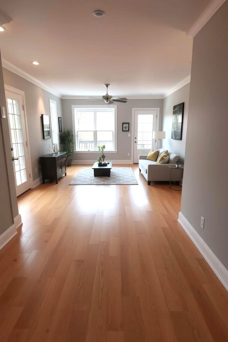 Create a Cohesive Flow with Consistent Flooring - 24 Townhouse Interior Design Ideas