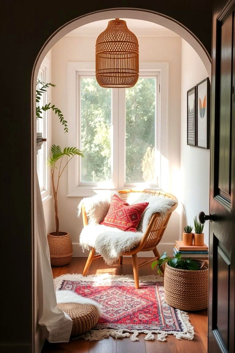 Create a Cozy Reading Nook - 24 Small Boho Bedroom Ideas