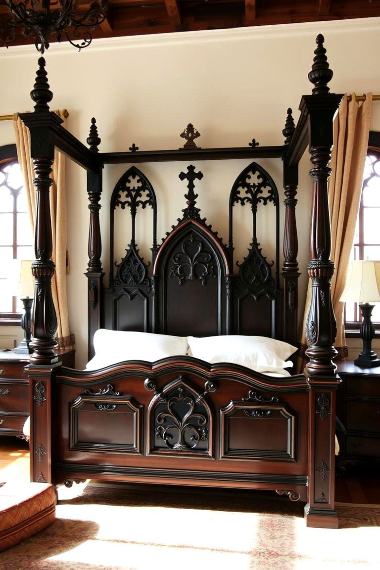 Create a Cozy Reading Nook - 24 Gothic Bedroom Ideas