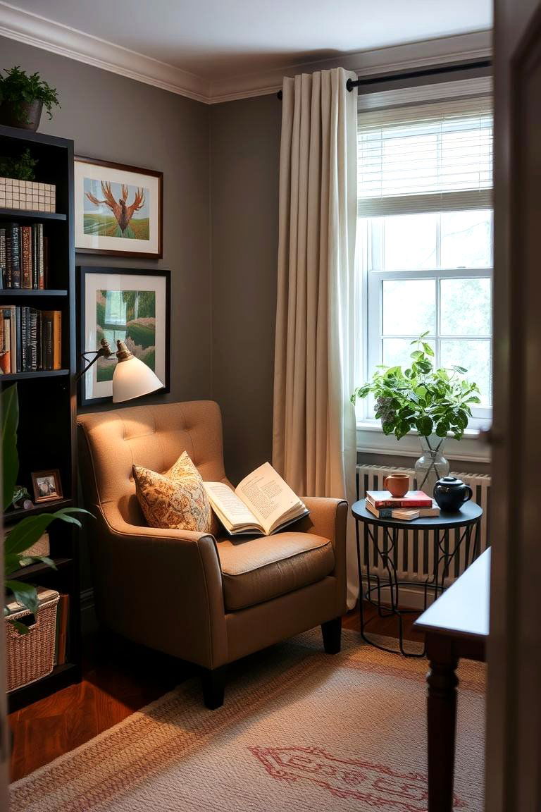 Create a Cozy Reading Nook - 24 Home Office Decor Ideas