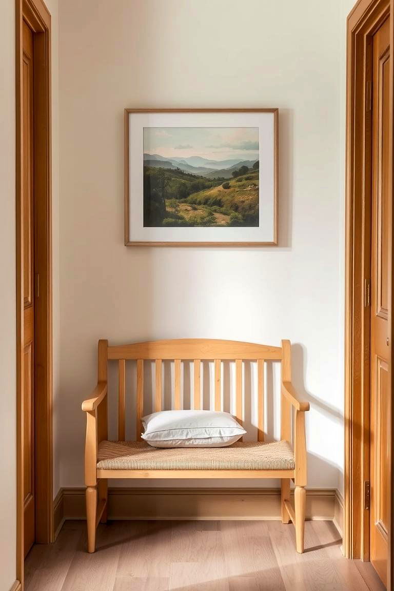 Create a Cozy Spot with Bench Seating - 24 Hallway Decor Ideas