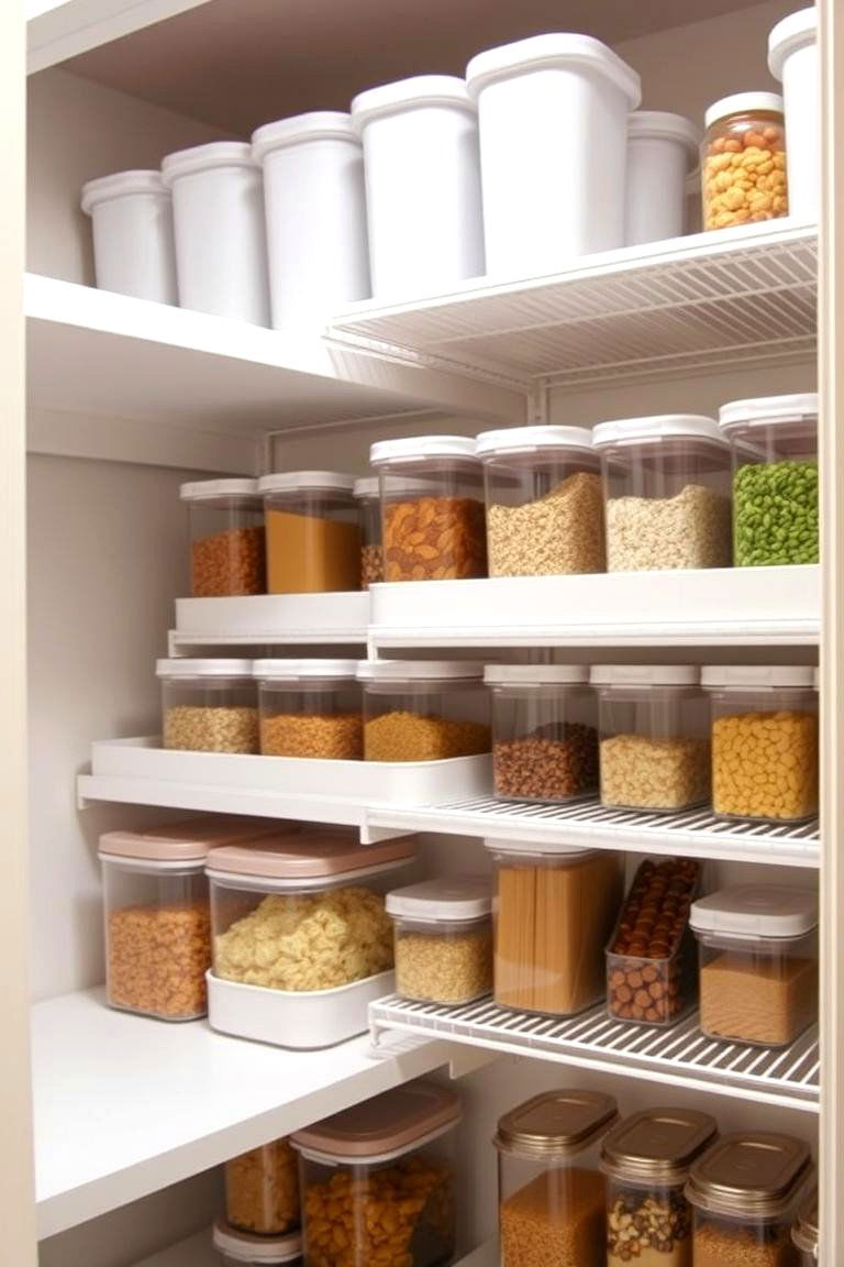 Create a Customizable Pantry with Adjustable Shelving - 24 Larder Cupboard and Pantry Ideas for Your Kitchen