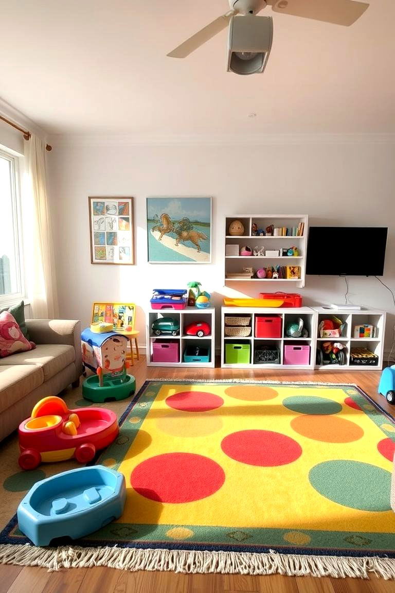 Create a Designated Play Area - 24 Toy Storage Ideas