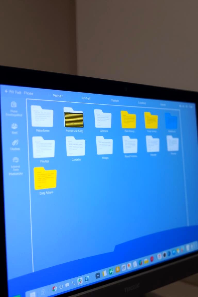 Create a Digital Filing System - 24 Desk Organization Ideas