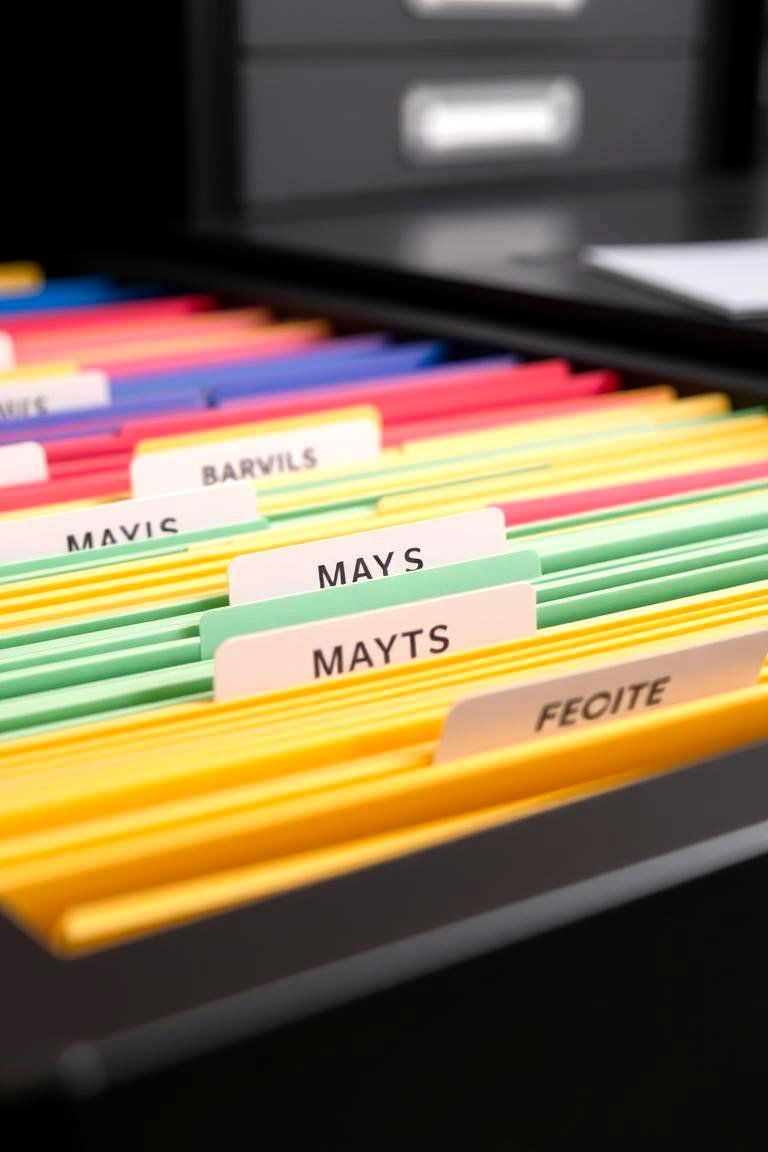 Create a Filing System That Works for You - 24 Office Storage Ideas