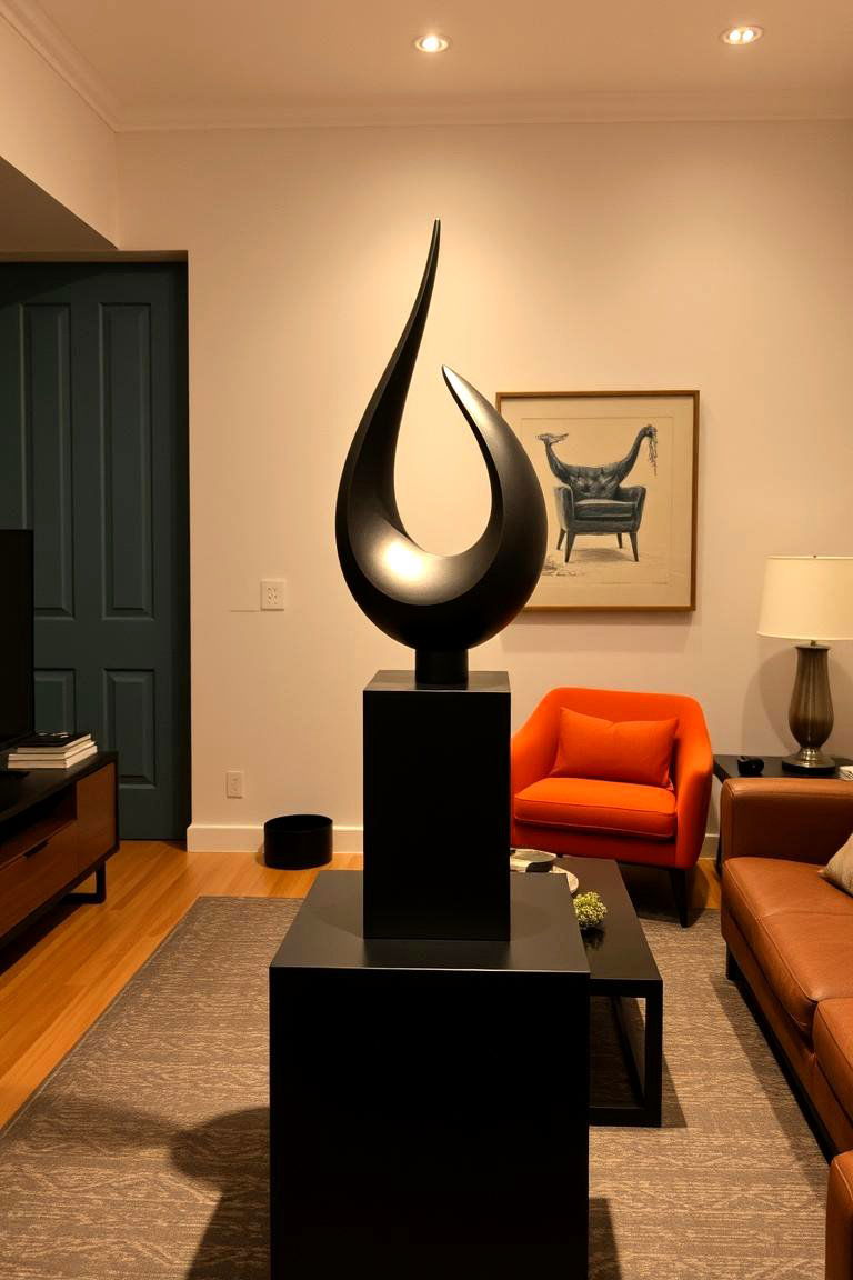 Create a Focal Point to Direct the Eye - 24 Small Living Room Ideas
