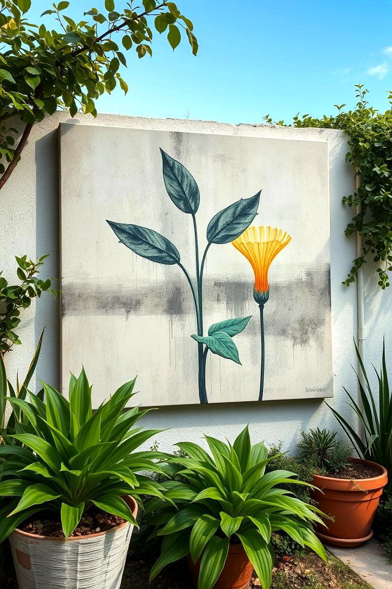 Create a Focal Point with Large Artwork - 24 Curb Appeal Ideas