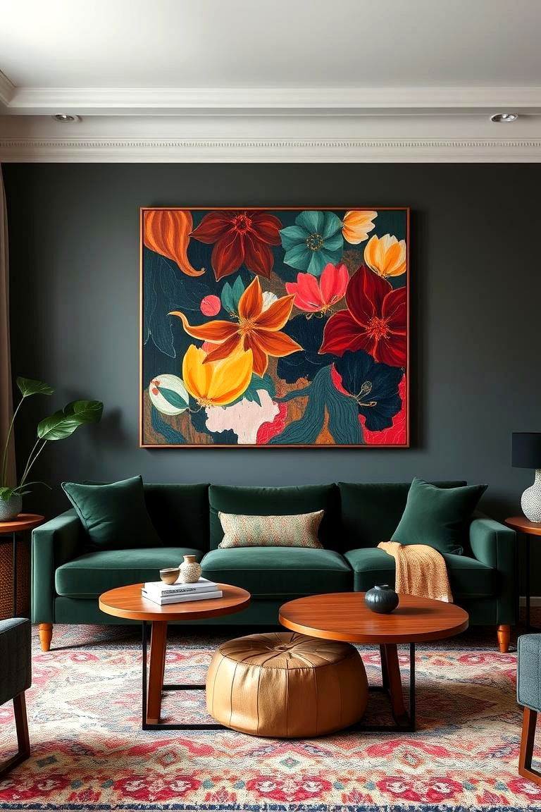 Create a Focal Point - 24 Moody Boho Living Room Ideas