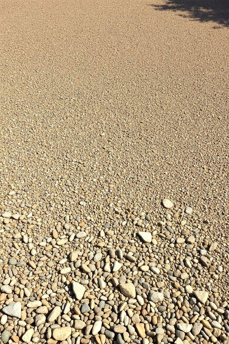 Create a Gravel and Stone Mix - 24 Driveway Landscape Ideas