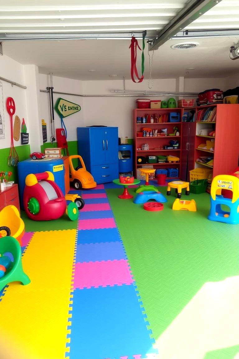 Create a Kids Play Area - 24 Garage Makeover Ideas