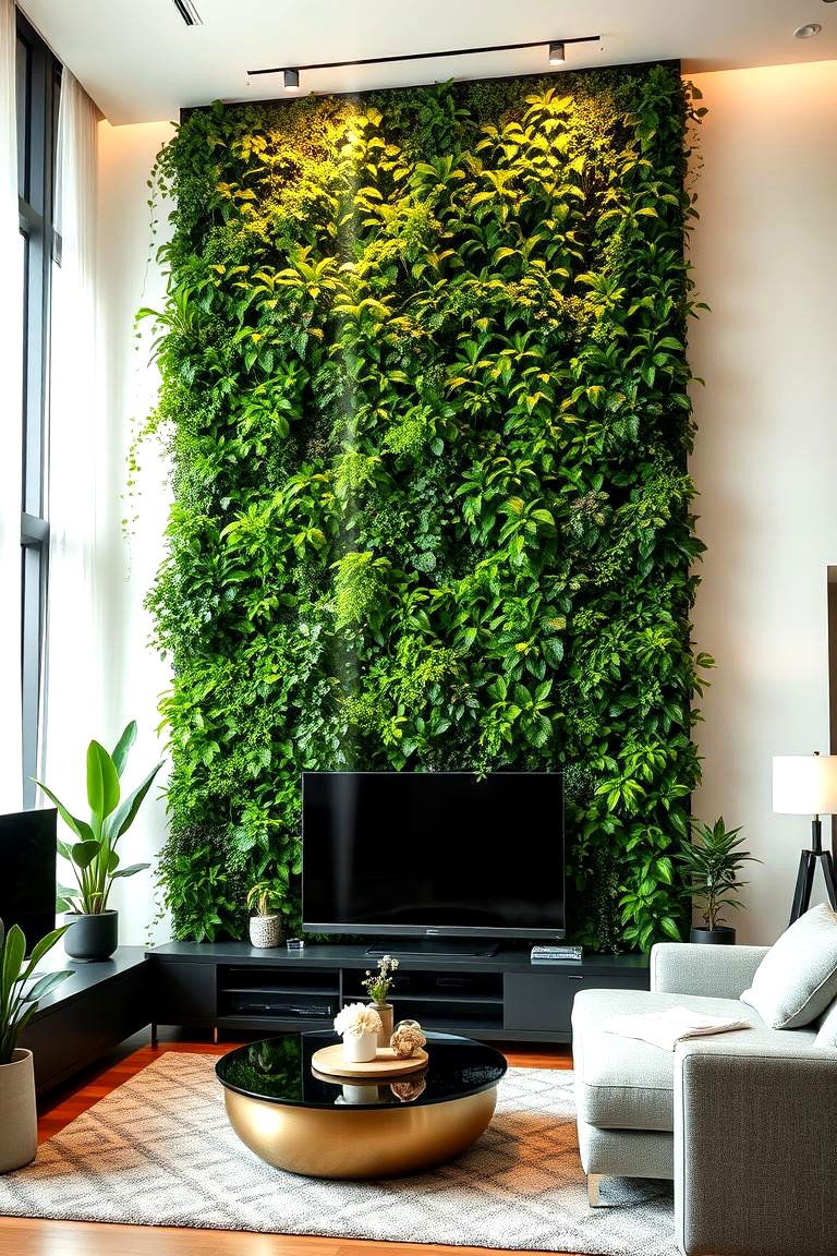 Create a Living Plant Wall - 24 Ways Decorating With Plants