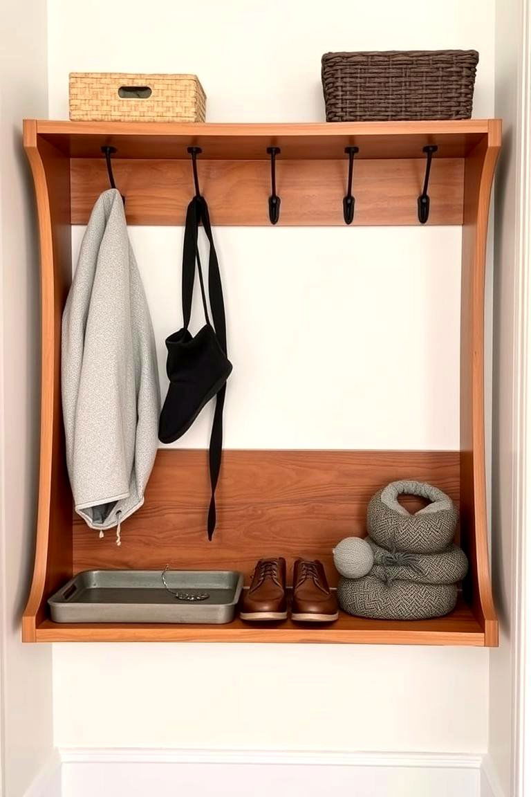 Create a Mini Mudroom - 24 Small Apartment Storage Ideas