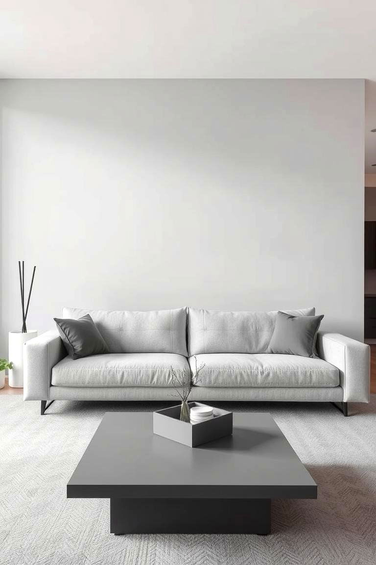 Create a Minimalist Grey Living Room - 24 Grey Living Room Ideas