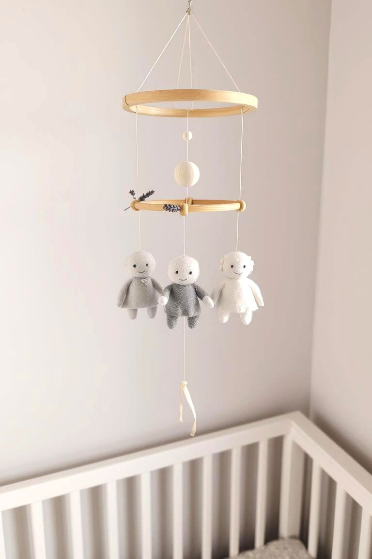 Create a Natural Mobile with Organic Materials - 24 Green Nursery Ideas