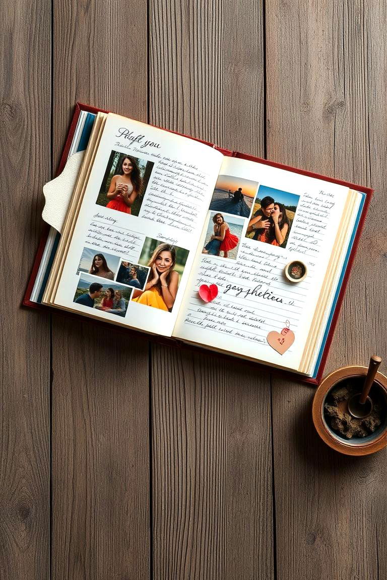 Create a Personalized Photo Album or Scrapbook - 24 Wedding Anniversary Ideas