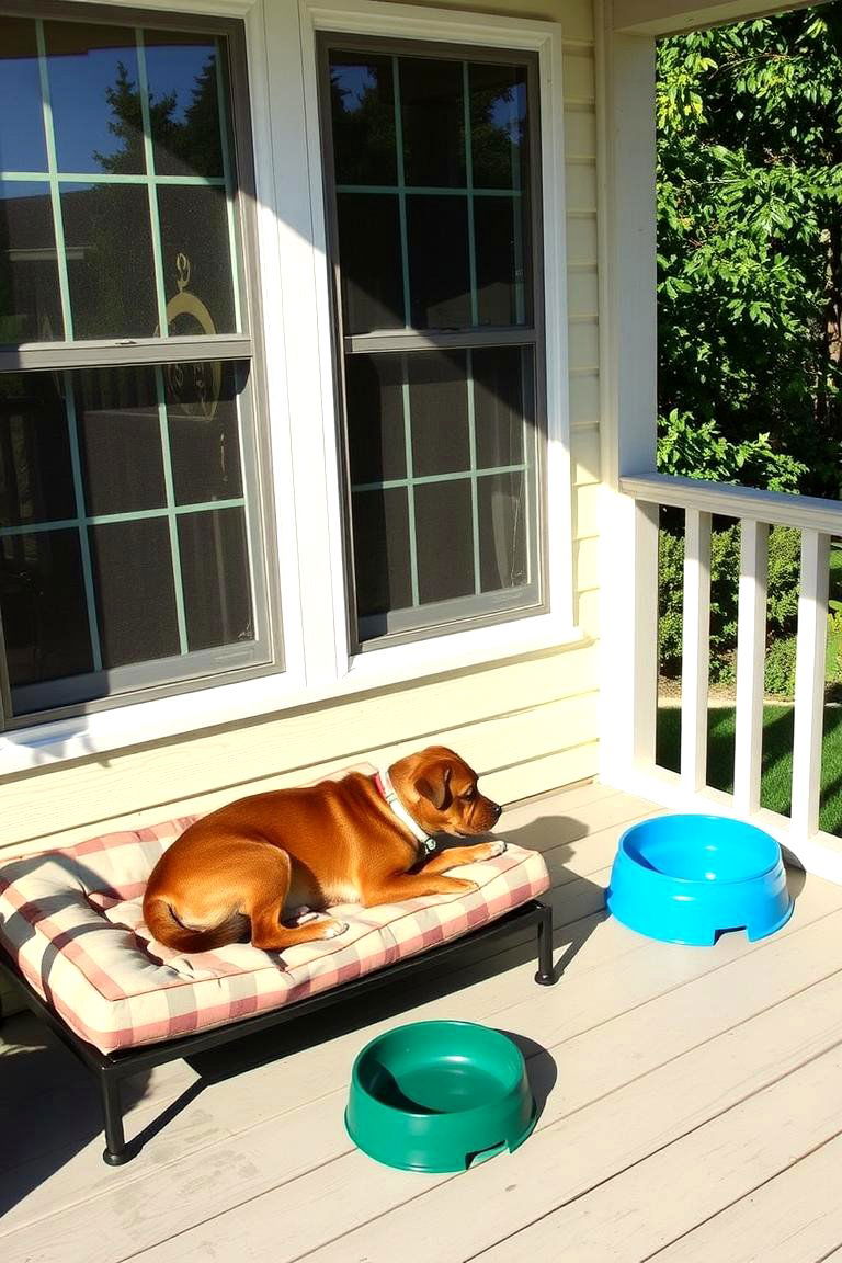 Create a Pet Friendly Porch Area for Your Furry Friends - 24 Small Front Porch Ideas