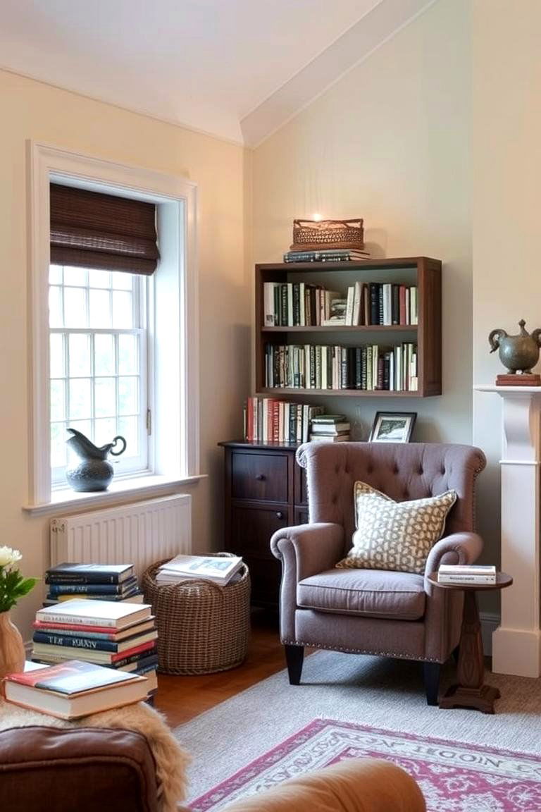 Create a Relaxing Reading Nook - 24 Cottage Living Room Ideas