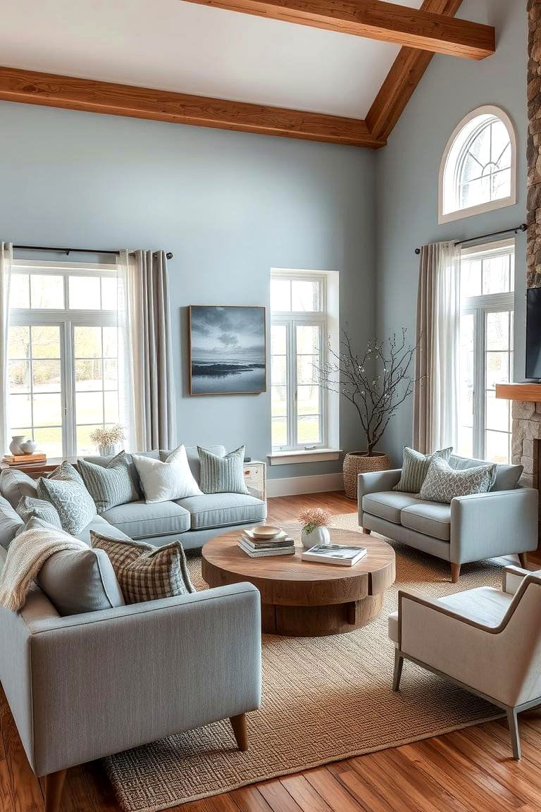 Create a Serene Color Palette - 24 Cozy Living Room Ideas
