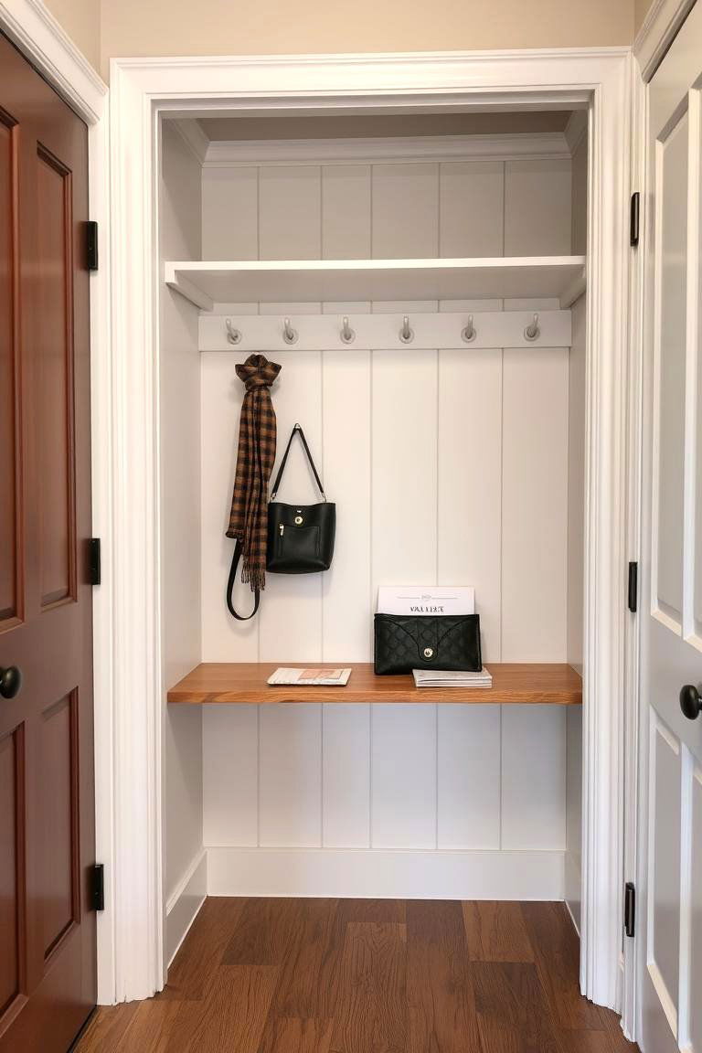 Create a Small Entryway Station - 24 Hall Closet Organization Ideas