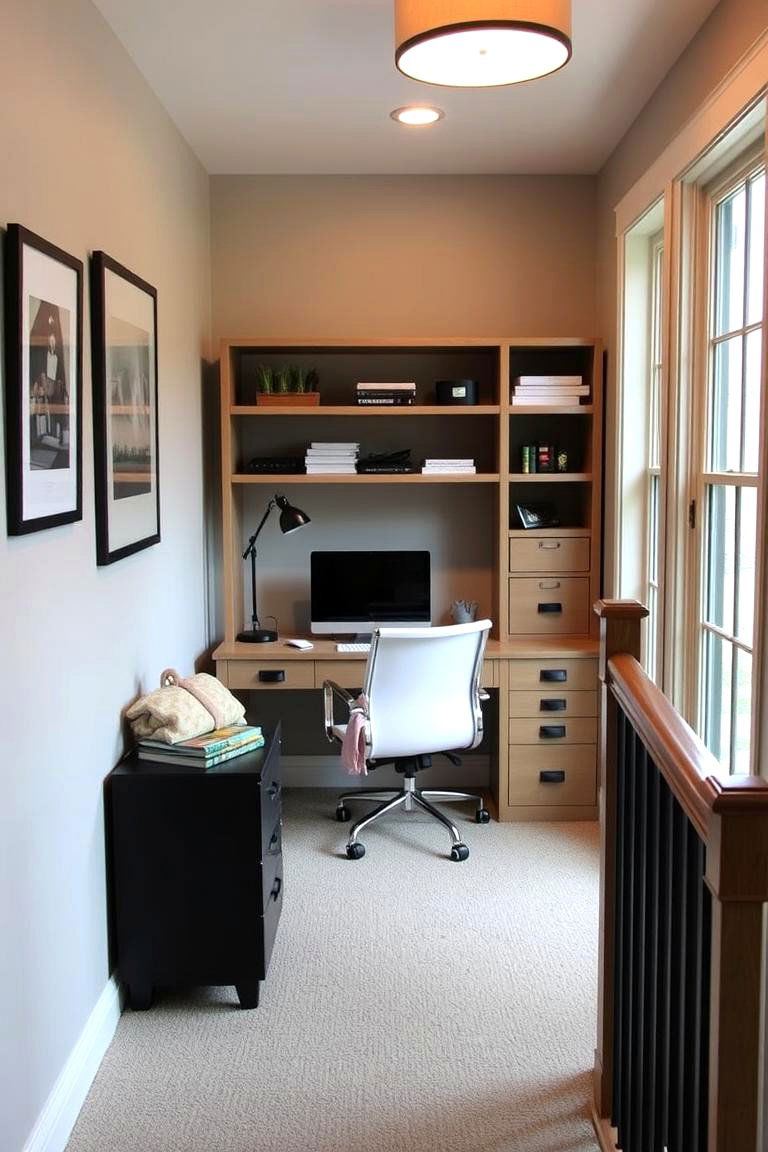 Create a Small Office Nook - 24 Stair Landing Ideas