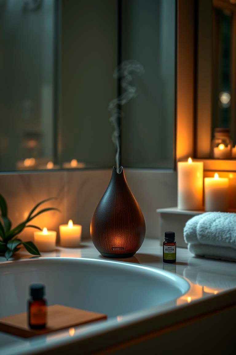 Create a Spa Like Experience with Aromatherapy - 24 Bathroom Remodel Ideas