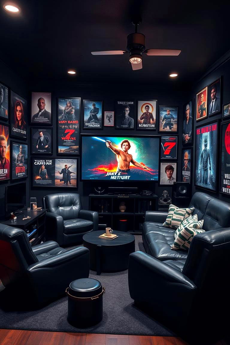 Create a Themed Movie Room - 24 Basement Home Theater Ideas