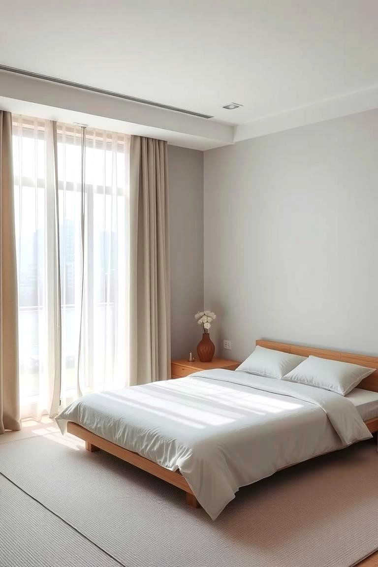 Create a Tranquil Ambiance with a Neutral Color Palette - 24 Japanese Bedroom Design Ideas