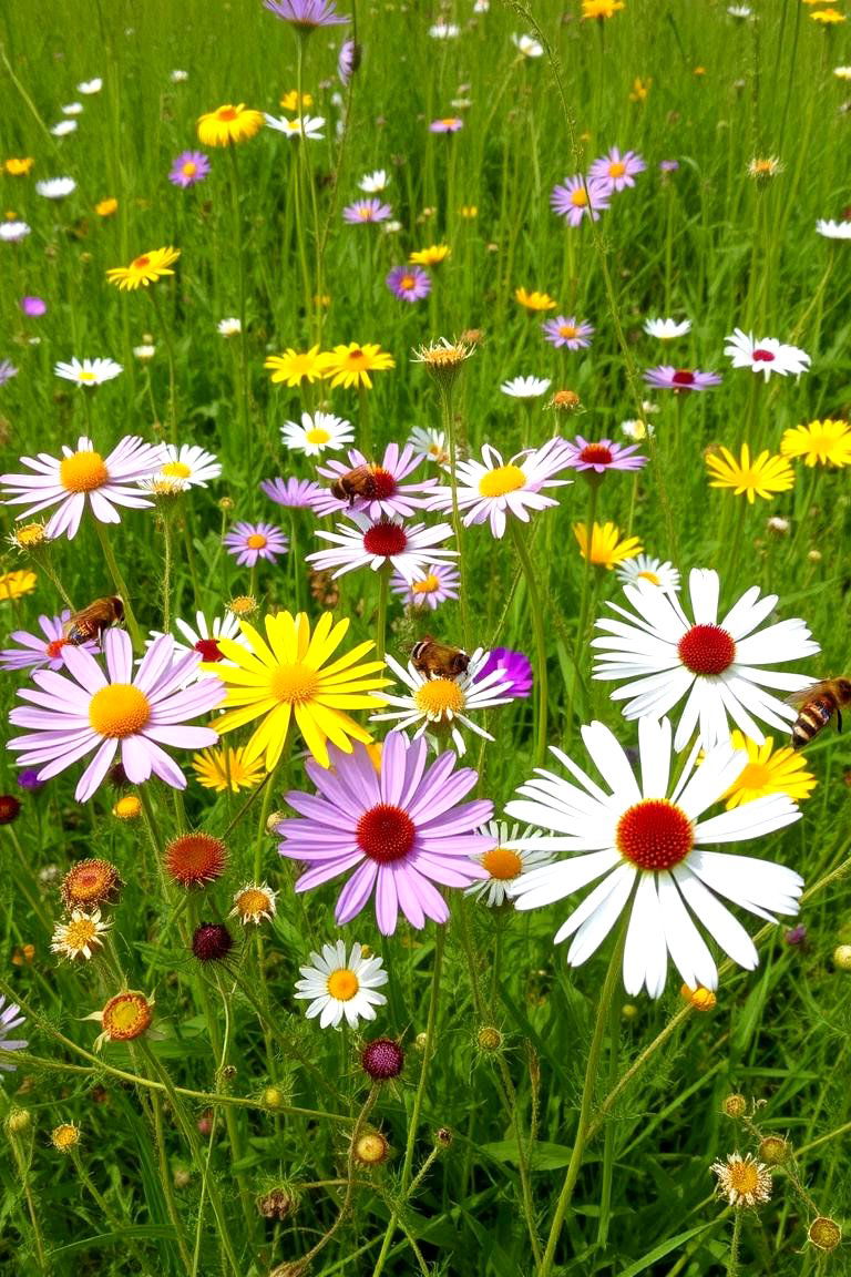 Create a Wildflower Meadow - 24 Front Yard Landscaping Ideas