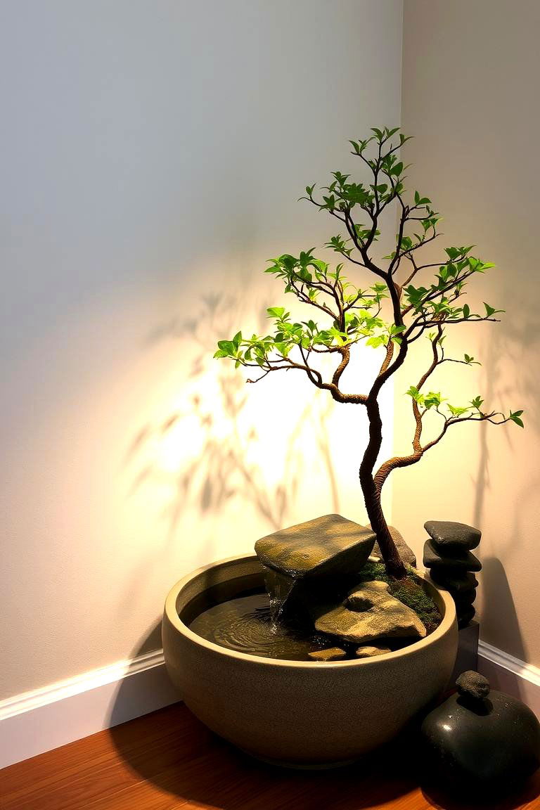 Create a Zen Corner with Natural Elements - 24 Natural Living Room Ideas
